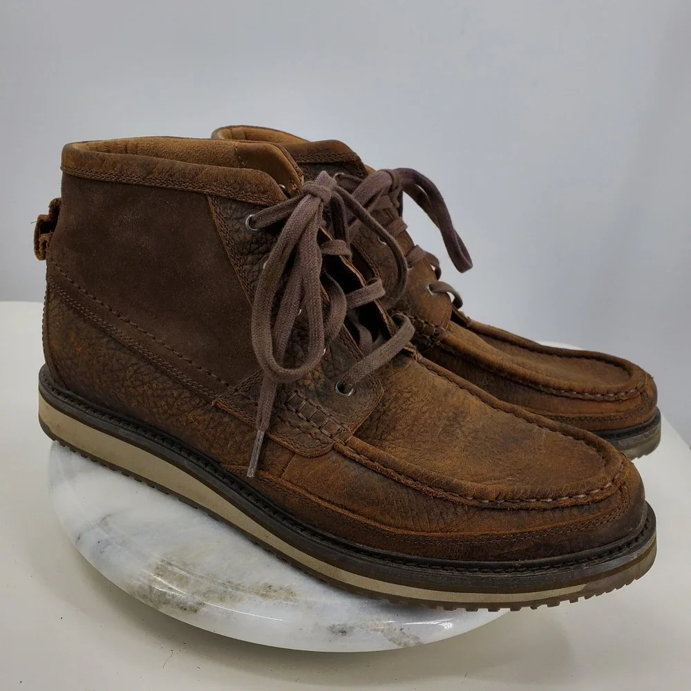 Ariat Men's Lookout Suede Moc Toe Chukka Boots Size 13D Western Workwear